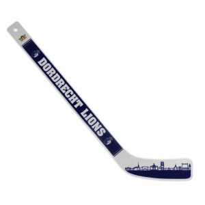 Dordrecht Lions mini stick in clubkleuren met skyline van Dordrecht